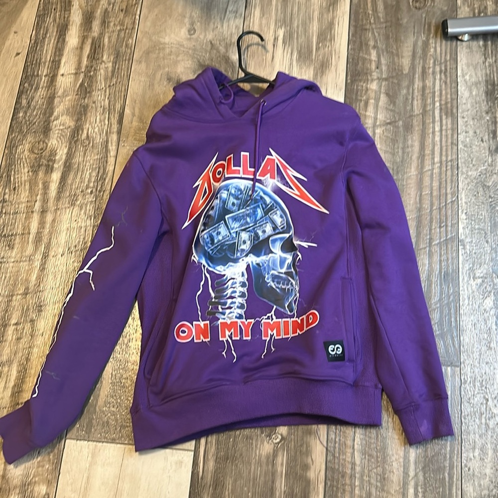 DOLLAZ on my mind hoodie (purple)